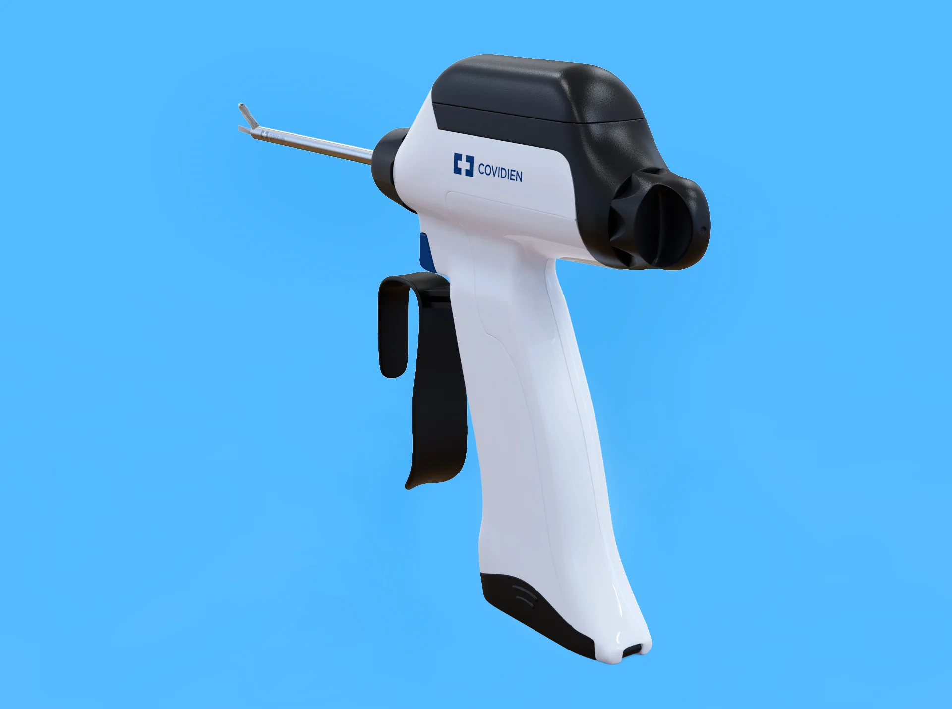 Rear profile of the instrument showing the battery end of the handle.