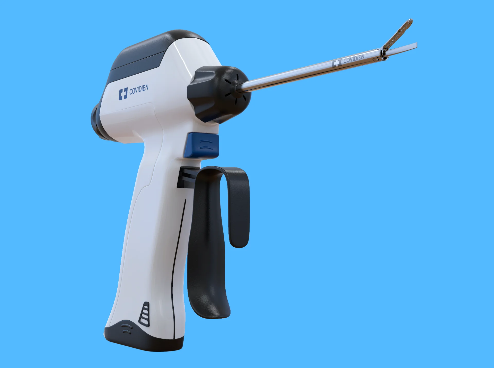 Three-quarter render of the full instrument.